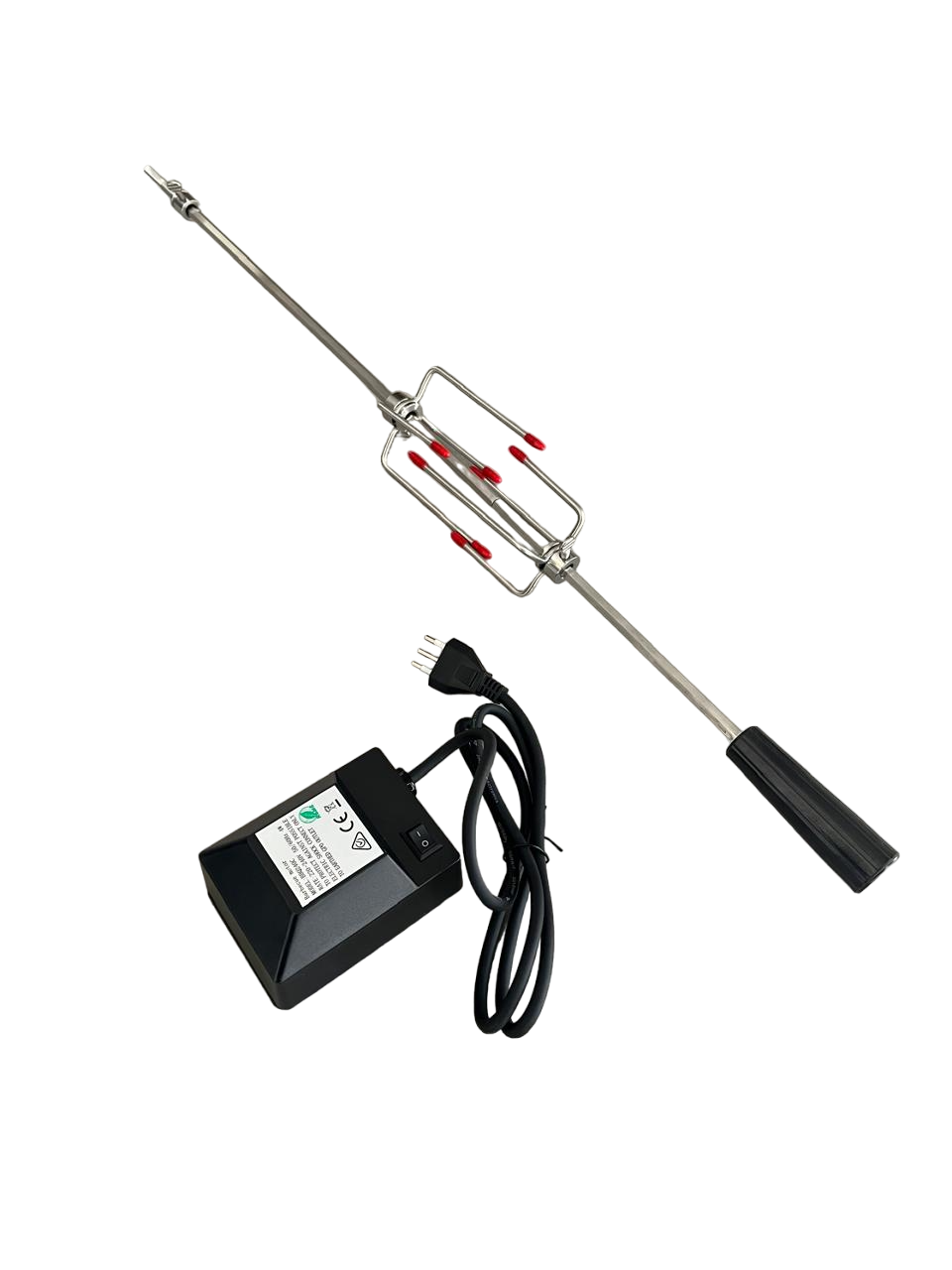 SPIEDO PARA PARRILLA A GAS AJUSTABLE (76 cm) + MOTOR PRECIO BLACK FRIDAY