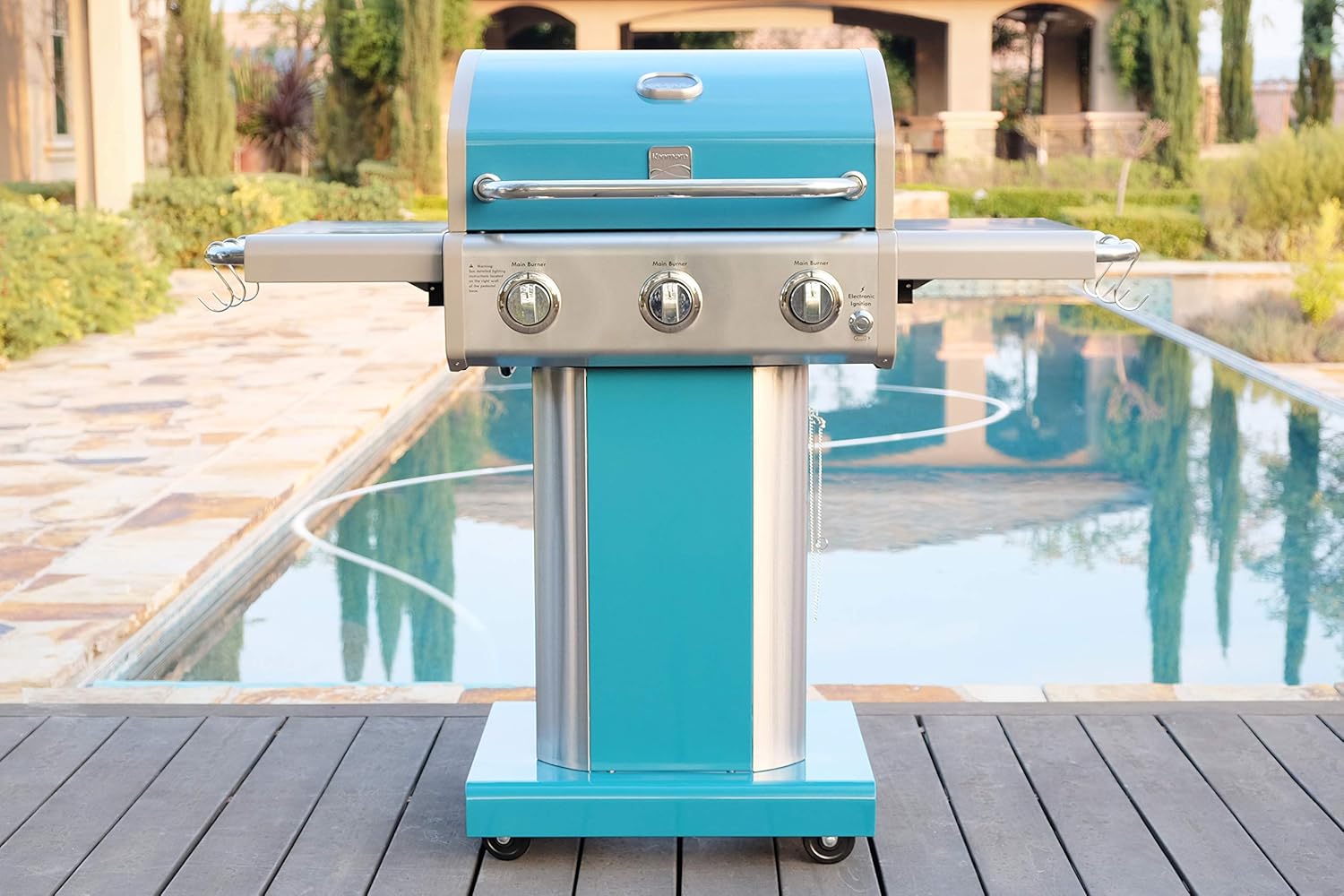 Parrilla a gas 3 Quemadores - Color Celeste (PROXIMAMENTE DISPONIBLE)