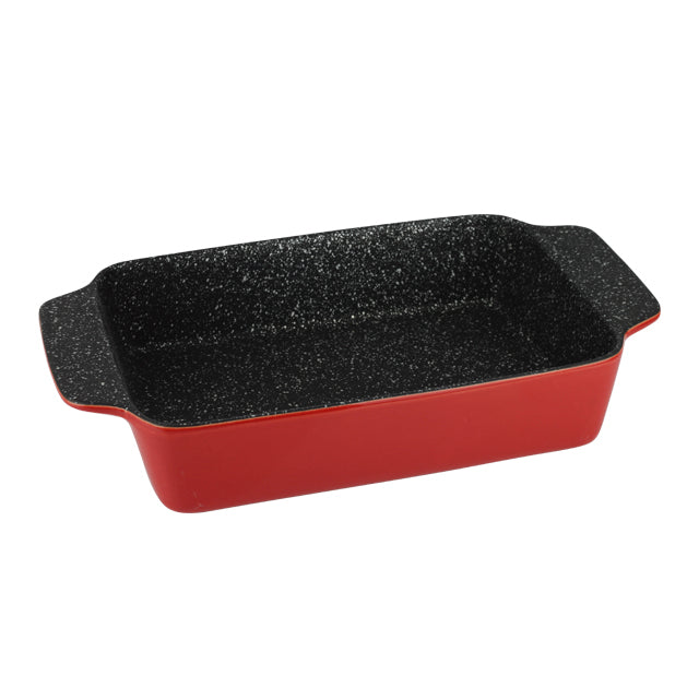 Fuente de cerámica para horno rojo Trento 24,5 x 14,5 x 5,5 cm FANTUZZI