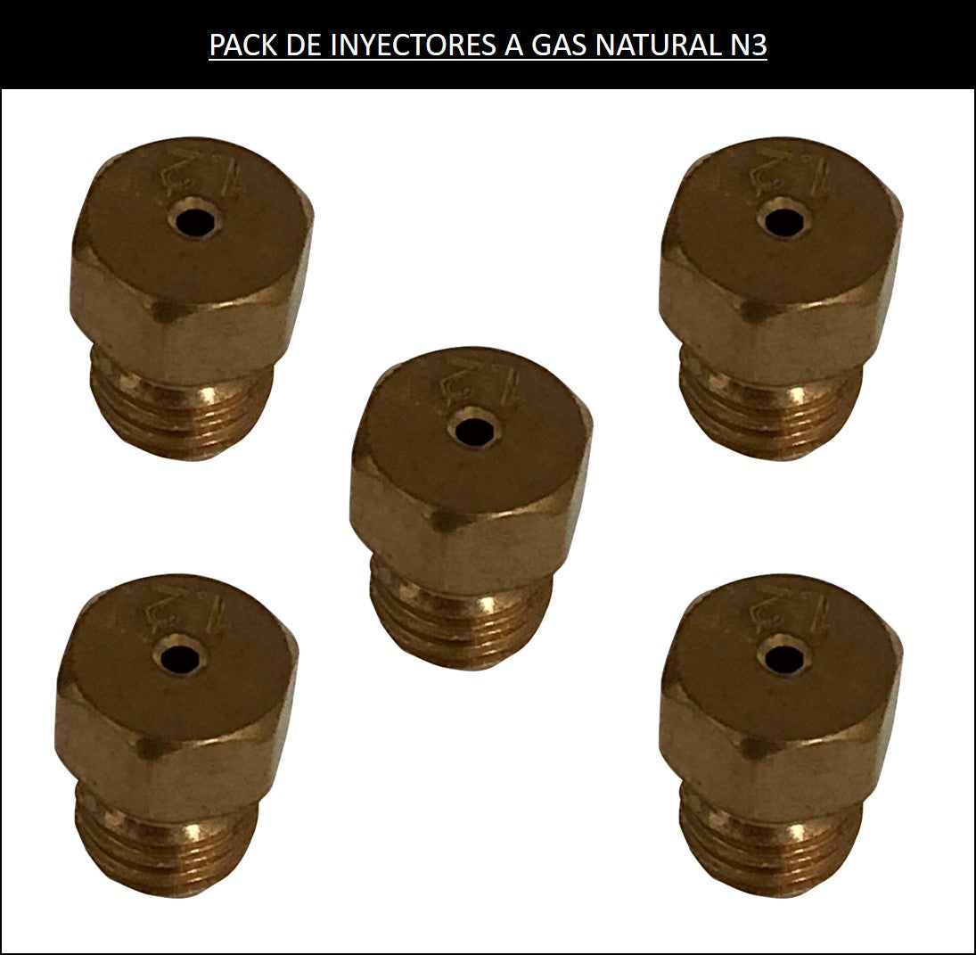 PACK DE INYECTORES A GAS NATURAL N3