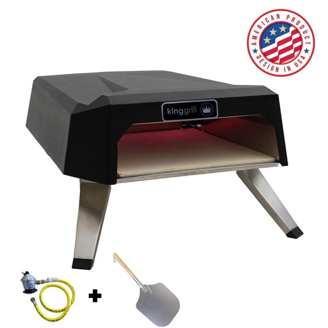 Horno Pizza a Gas Kinggrill + Pala