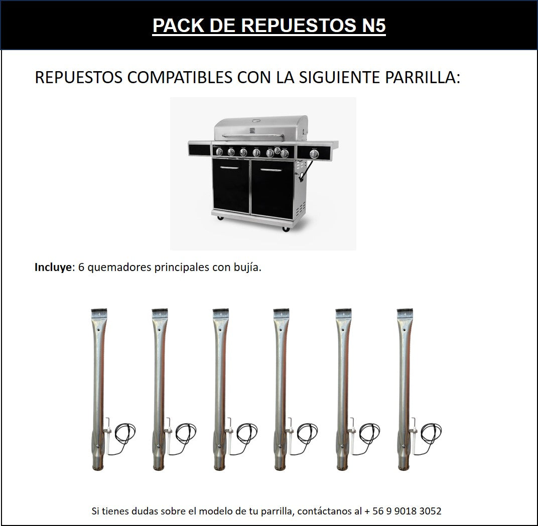 PACK DE REPUESTOS N5