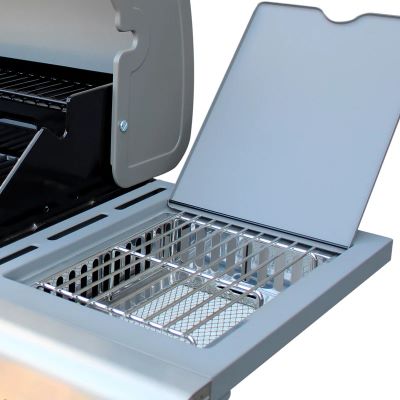 PROXIMAMENTE DICIEMBRE Parrilla a gas 4 Quemadores + Sellador lateral - Color Negro con Pack de Accesorios para Asados #2