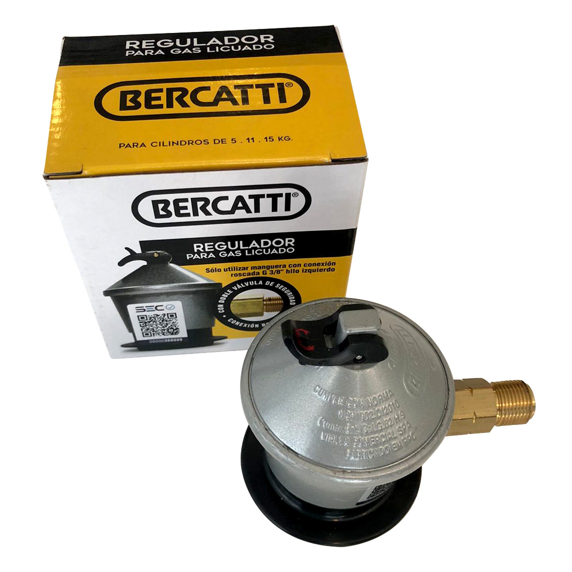 Regulador para parrilla a Gas BERCATTI