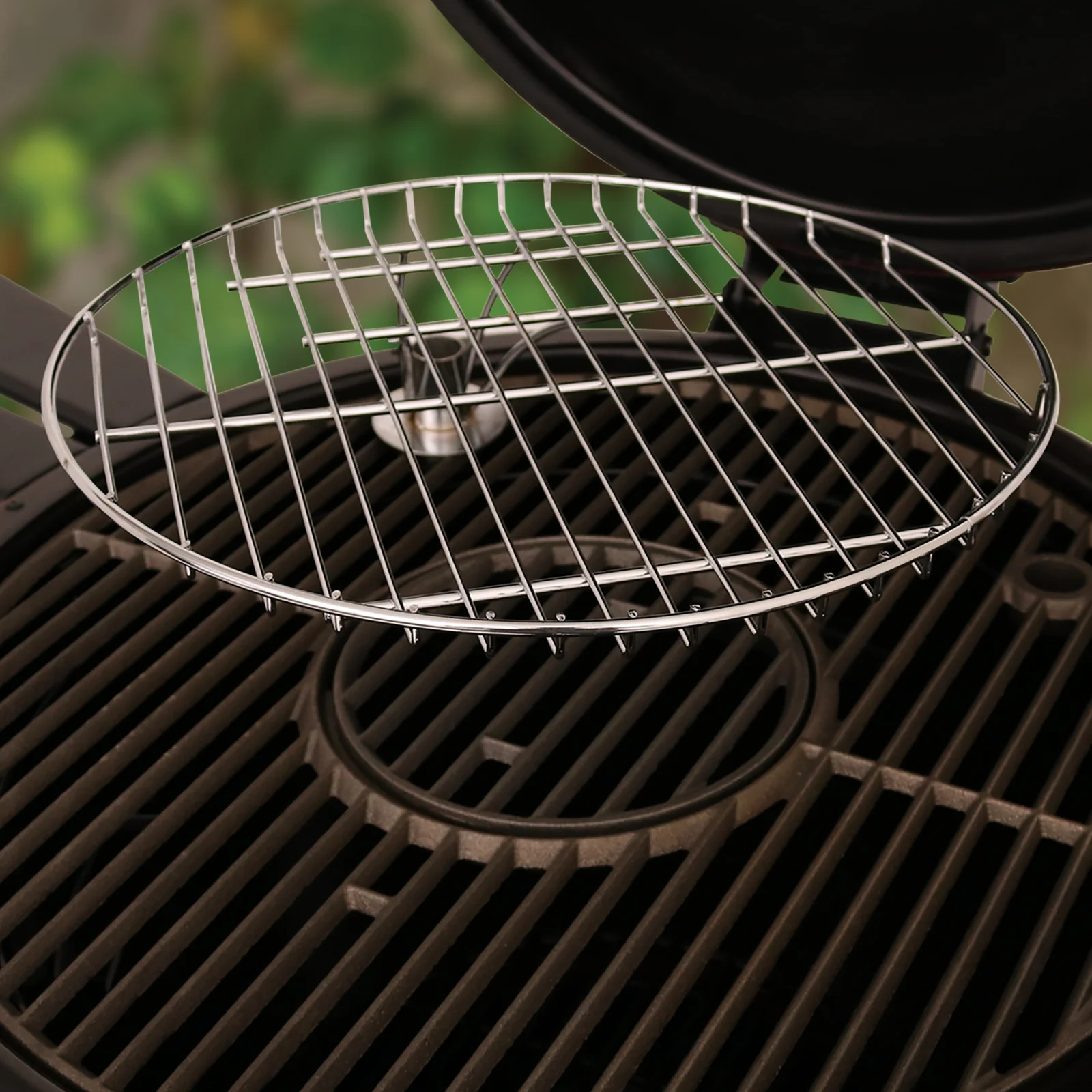 Parrilla Kamado Char Griller Akorn de 20" + Guantes Parrilleros + Pinza de Asado