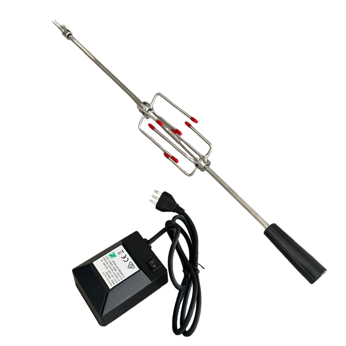 SPIEDO PARA PARRILLA A GAS AJUSTABLE (113 cm) + MOTOR