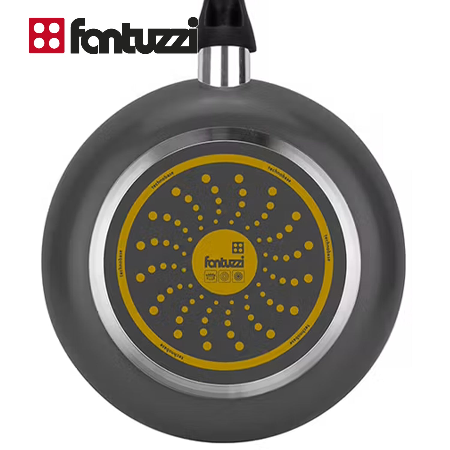 Batería de Cocina 6 Piezas Aluminio Gourmet Gris FANTUZZI