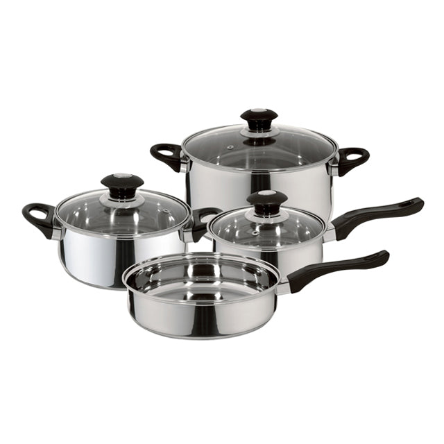 Batería de Cocina 7 Piezas Acero inoxidable Corazza FANTUZZI