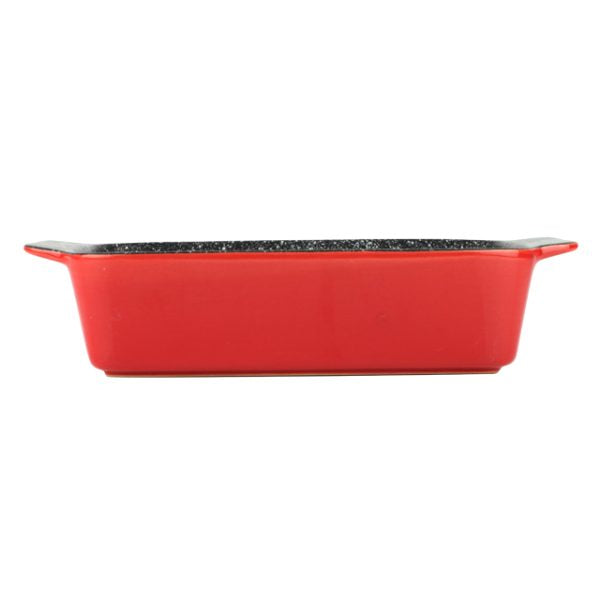Fuente de cerámica para horno rojo Trento 38 x 21,5 x 7,5 cm FANTUZZI