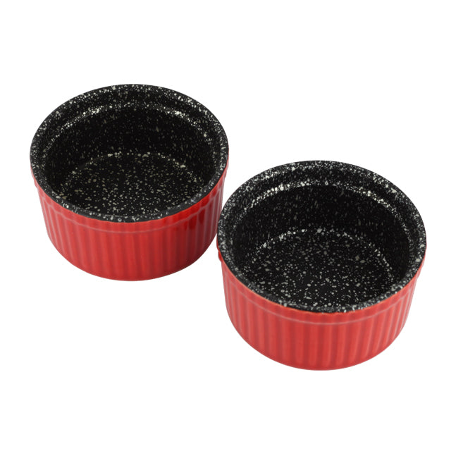 Set de 2 Ramekines Cerámica con Antiadherente Trento FANTUZZI