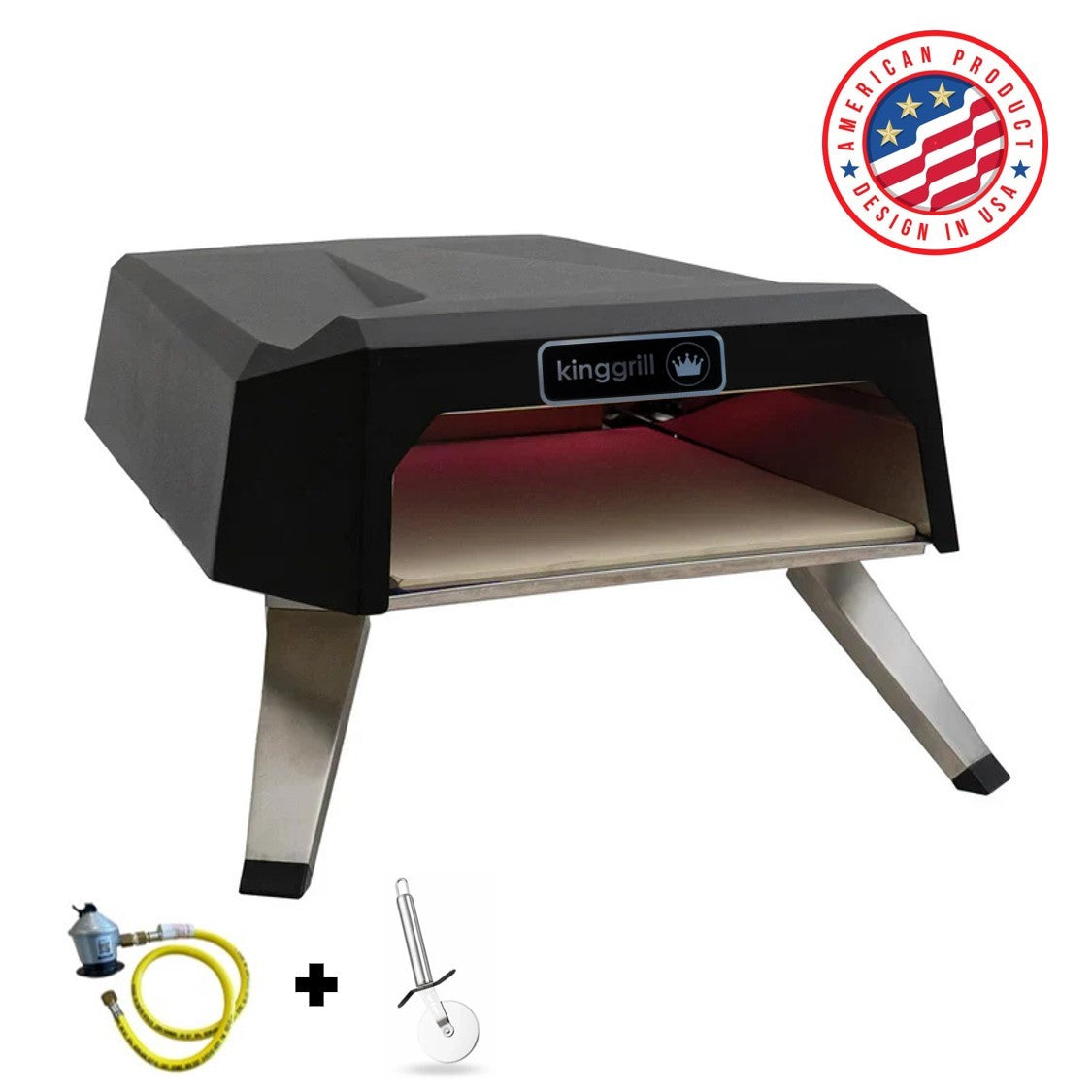 Horno Pizza a Gas Kinggrill + Rodela
