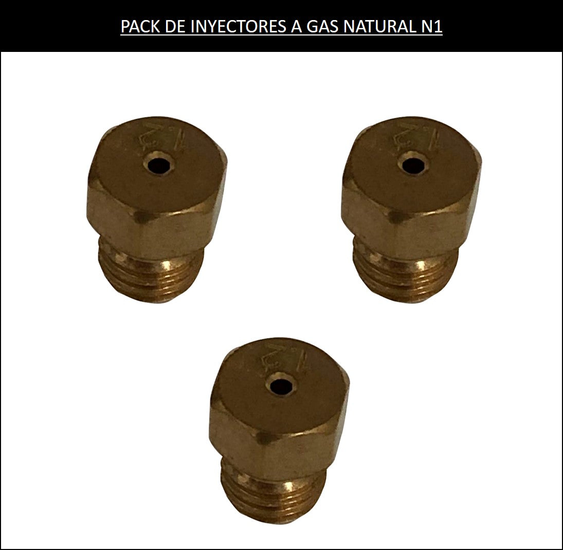 PACK DE INYECTORES A GAS NATURAL N1