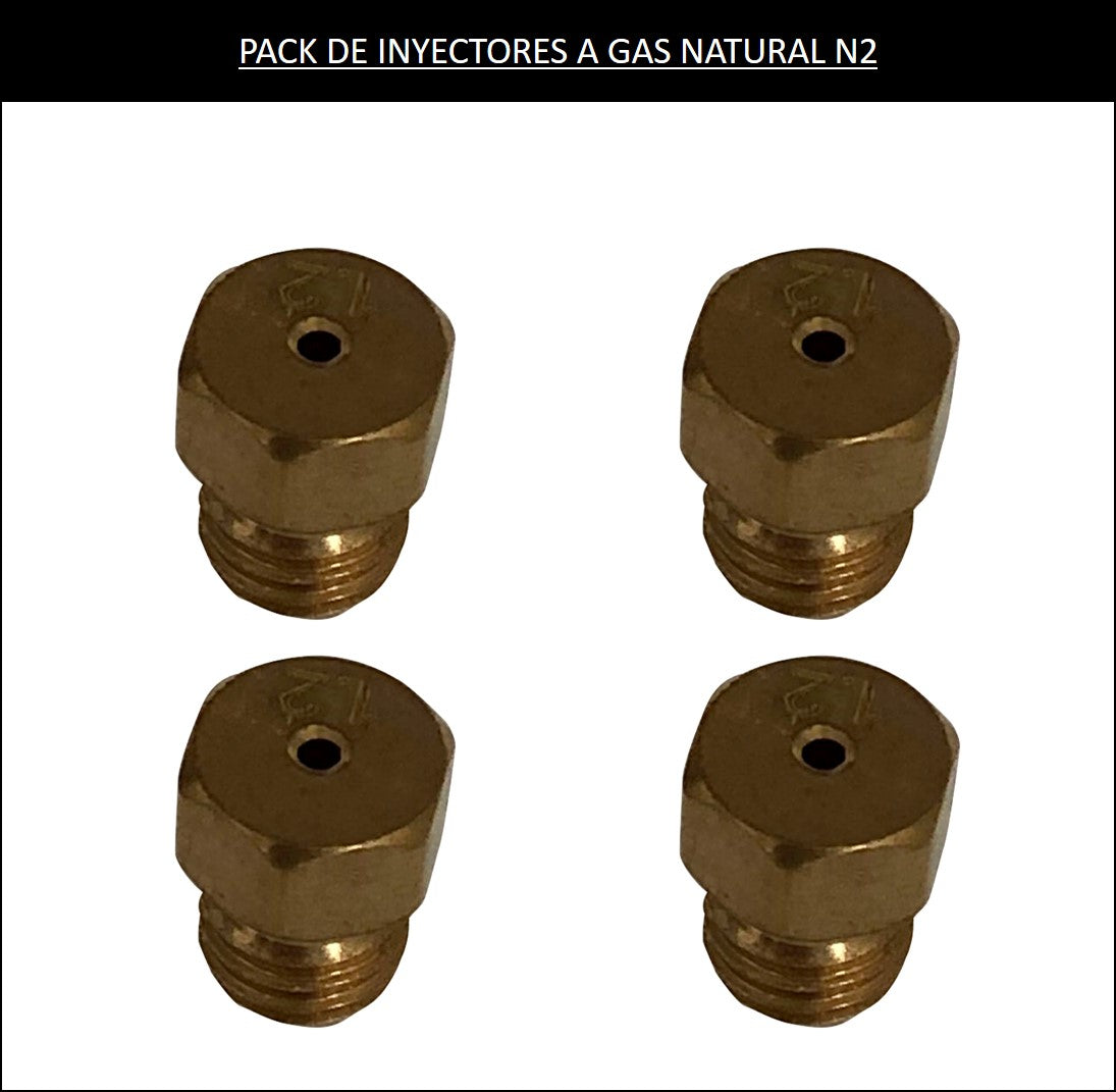 PACK DE INYECTORES A GAS NATURAL N2