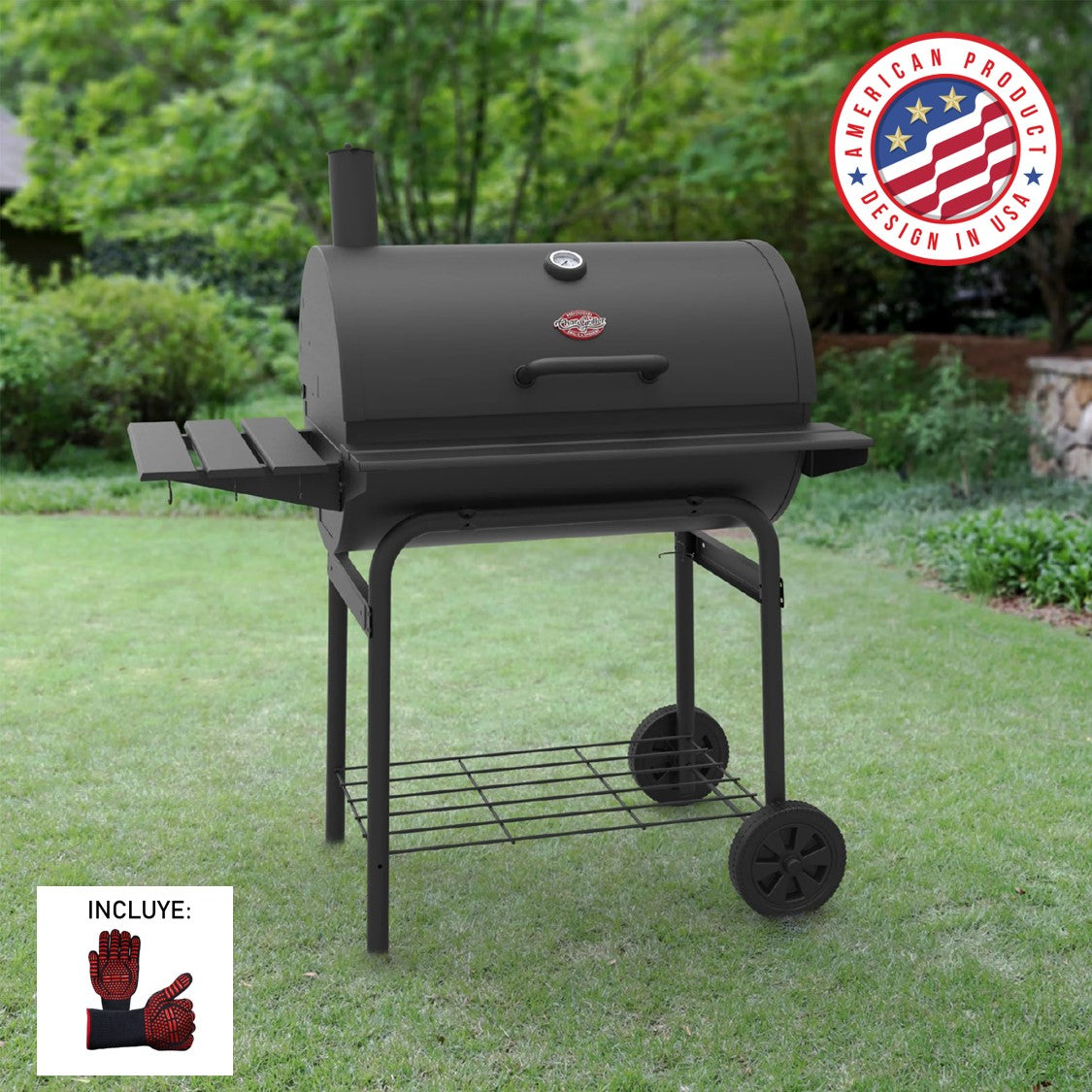 [PRECIO PREVENTA] Parrilla a Carbón Char Griller modelo Pro Deluxe + Guantes Parrilleros [ENTREGA A PARTIR DEL 30 DE DICIEMBRE]