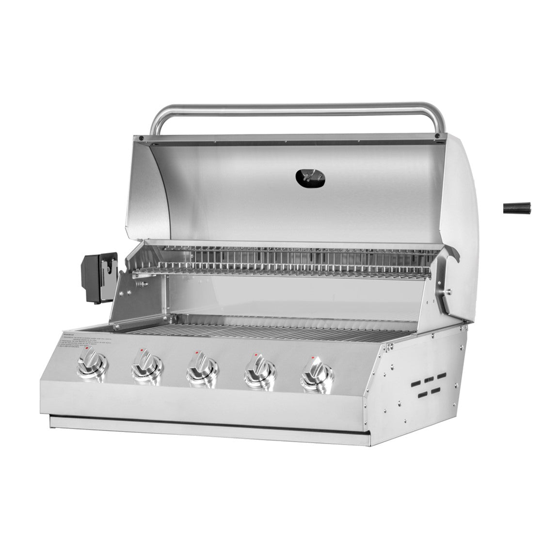 (PREVENTA) Parrilla a gas empotrada de 5 quemadores - Modelo 2025 + Spiedo con Motor (DISPONIBLE A PARTIR DEL 30 DE JULIO)