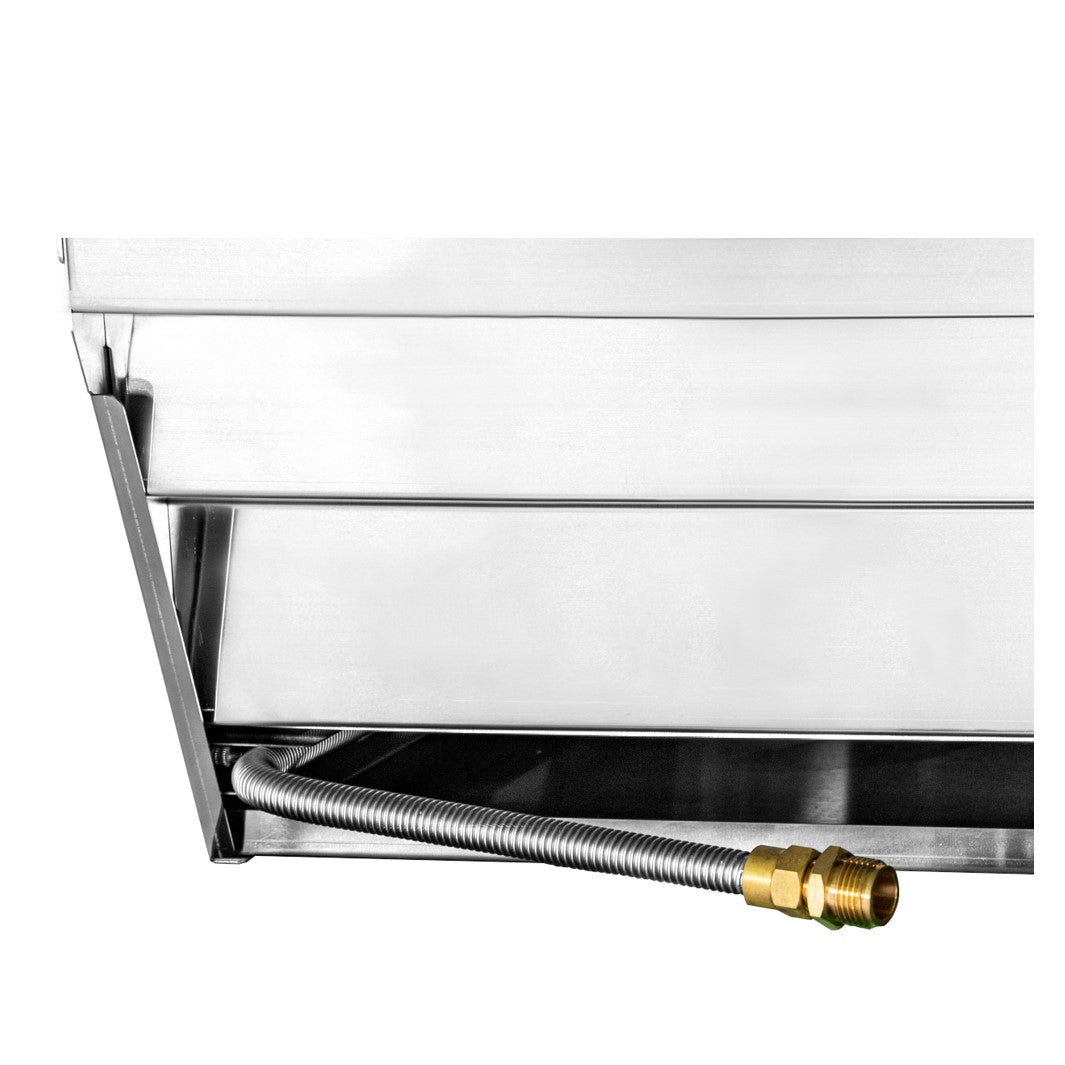 (PREVENTA) Parrilla a gas empotrada de 4 quemadores - Modelo 2025 + Spiedo con Motor (DISPONIBLE A PARTIR DEL 30 DE JULIO)
