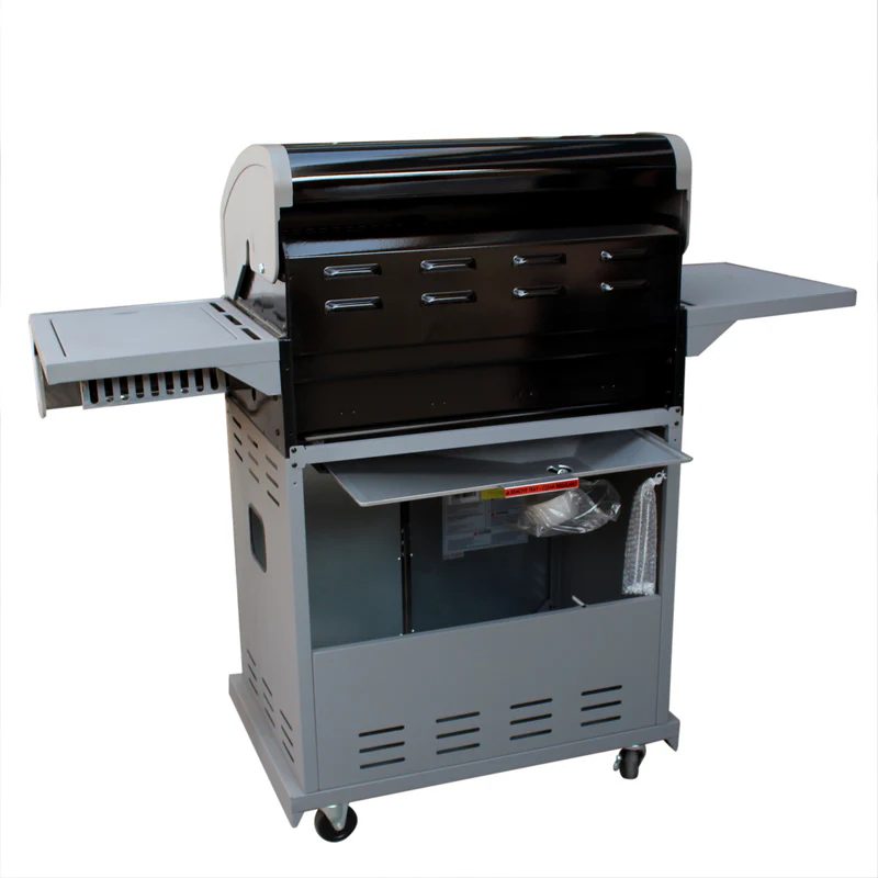 PROXIMAMENTE DICIEMBRE Parrilla a gas 4 Quemadores + Sellador lateral - Color Negro con Pack de Accesorios para Asados #2