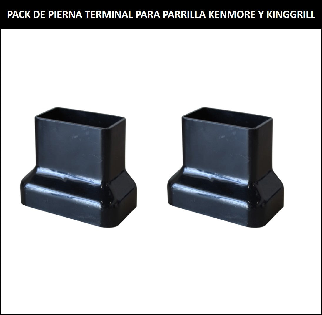 Pierna terminal de repuesto para parrilla Kenmore y Kinggrill